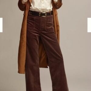 Maeve Colette Corduroy Pants, Deep Brown 33T